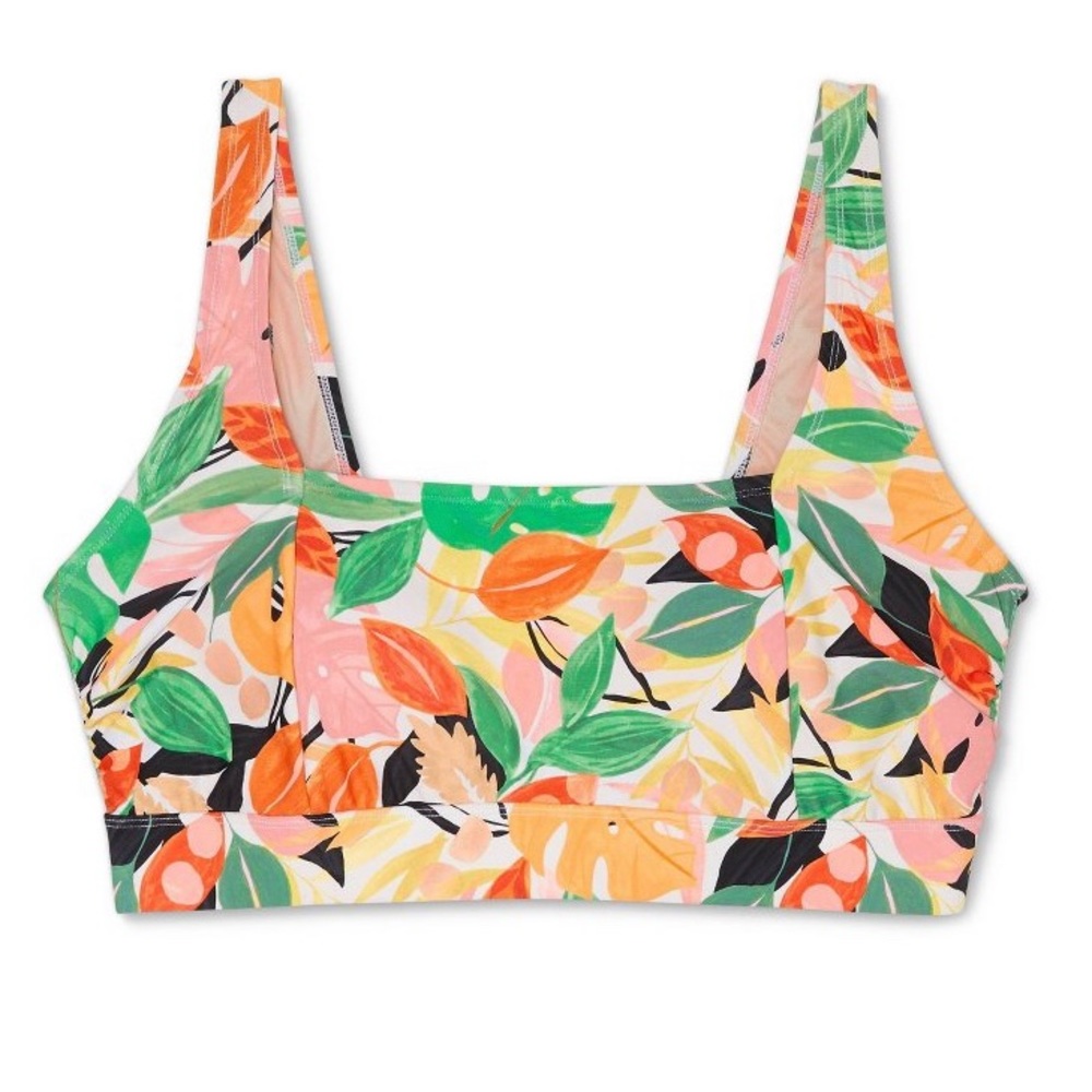 Kona Sol Plus Size Square Neck Bikini Top